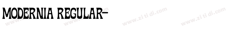 Modernia Regular字体转换 Modernia Regular字体转换